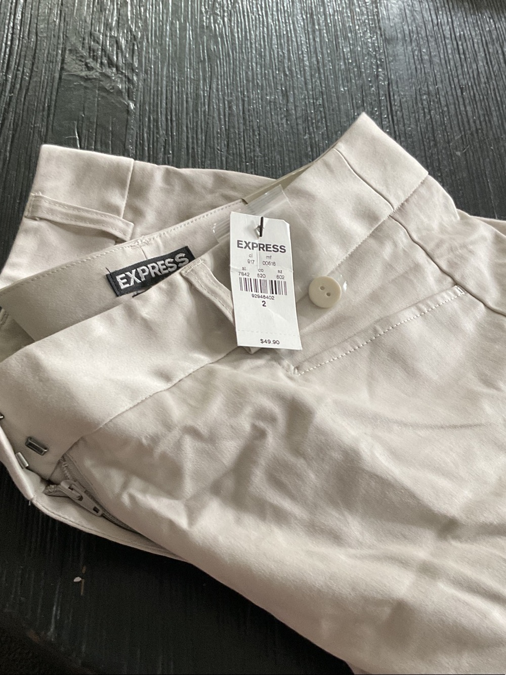 Express Chino Pants in Light Beige NWTS
